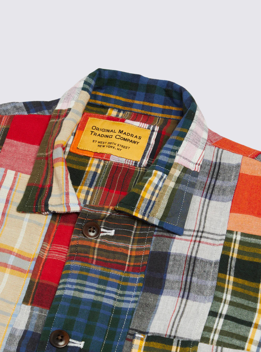 Sur-Chemise en Madras N°106 - Patchwork