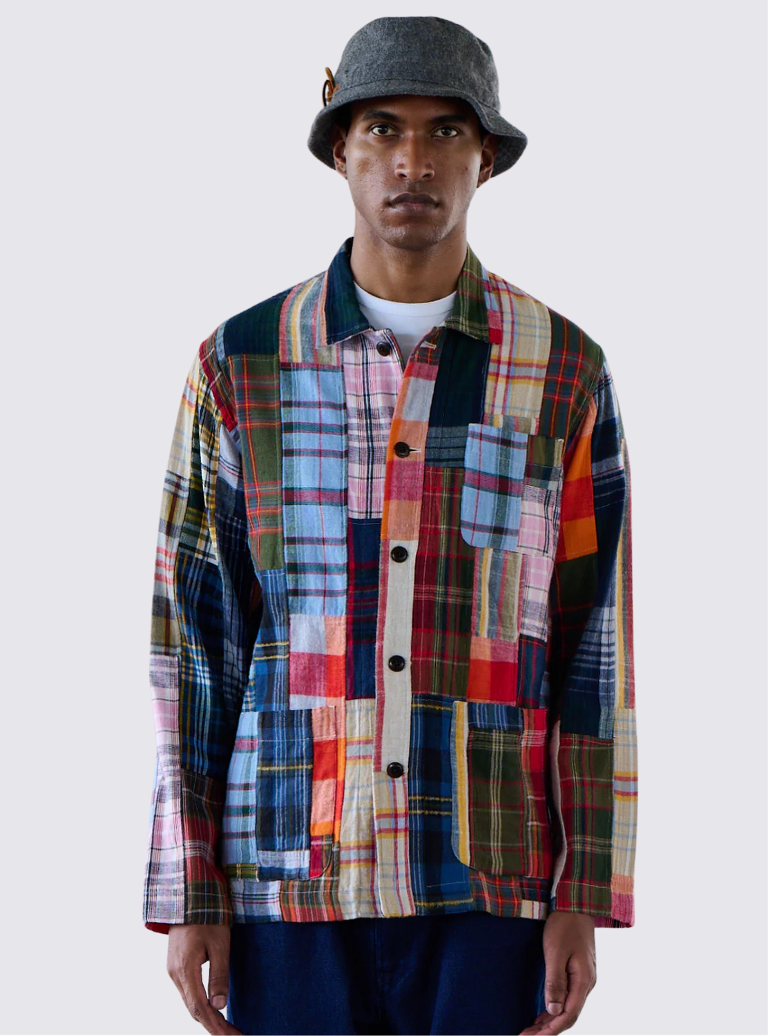 Sur-Chemise en Madras N°106 - Patchwork