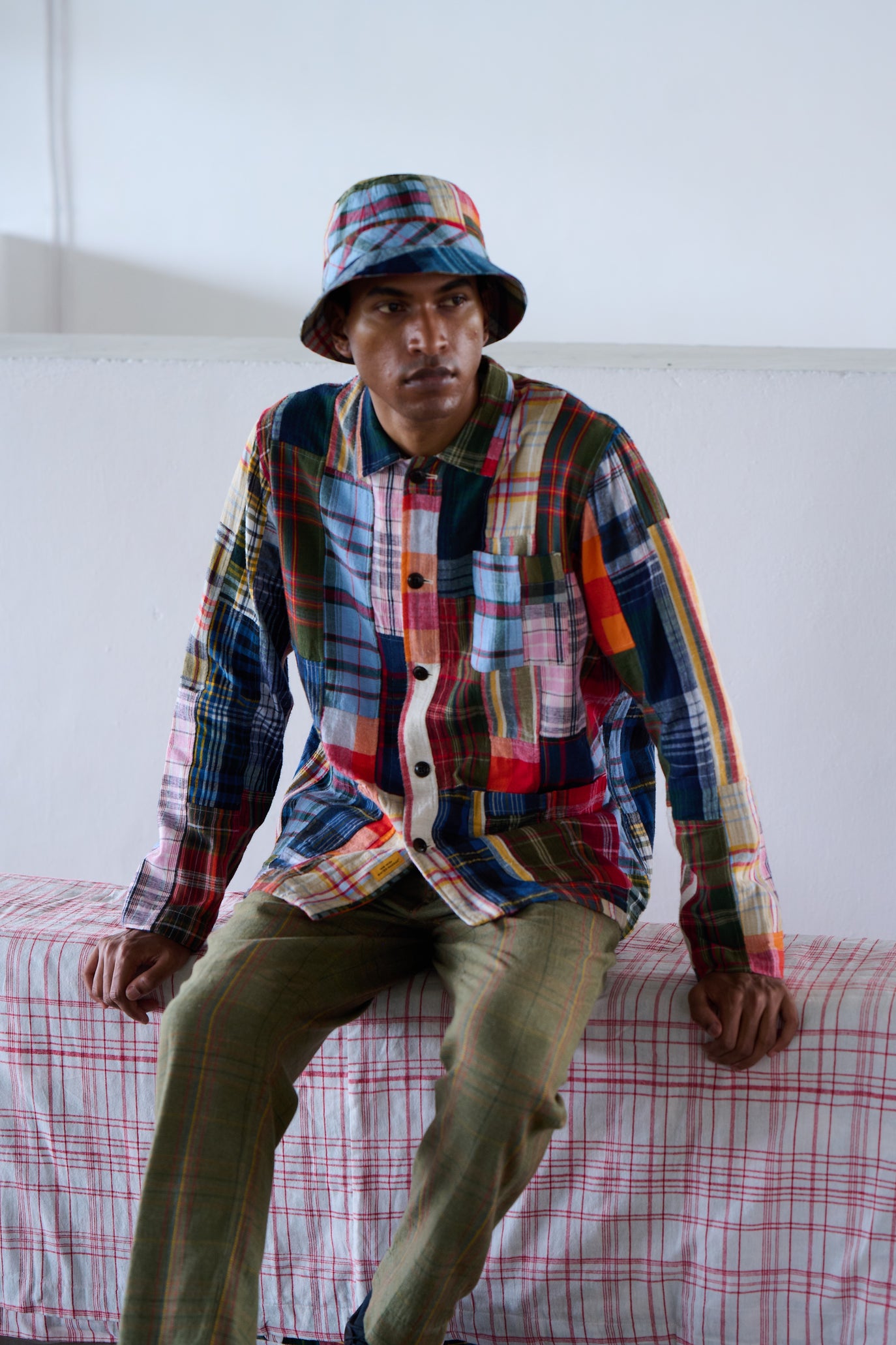 Sur-Chemise en Madras N°106 - Patchwork