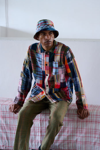 Sur-Chemise en Madras N°106 - Patchwork