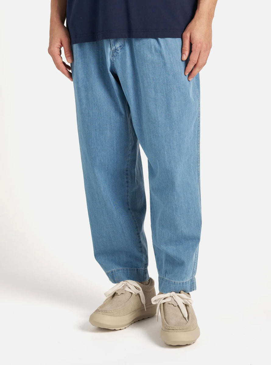 Pantalon Oxford Denim lavé 8oz - Indigo