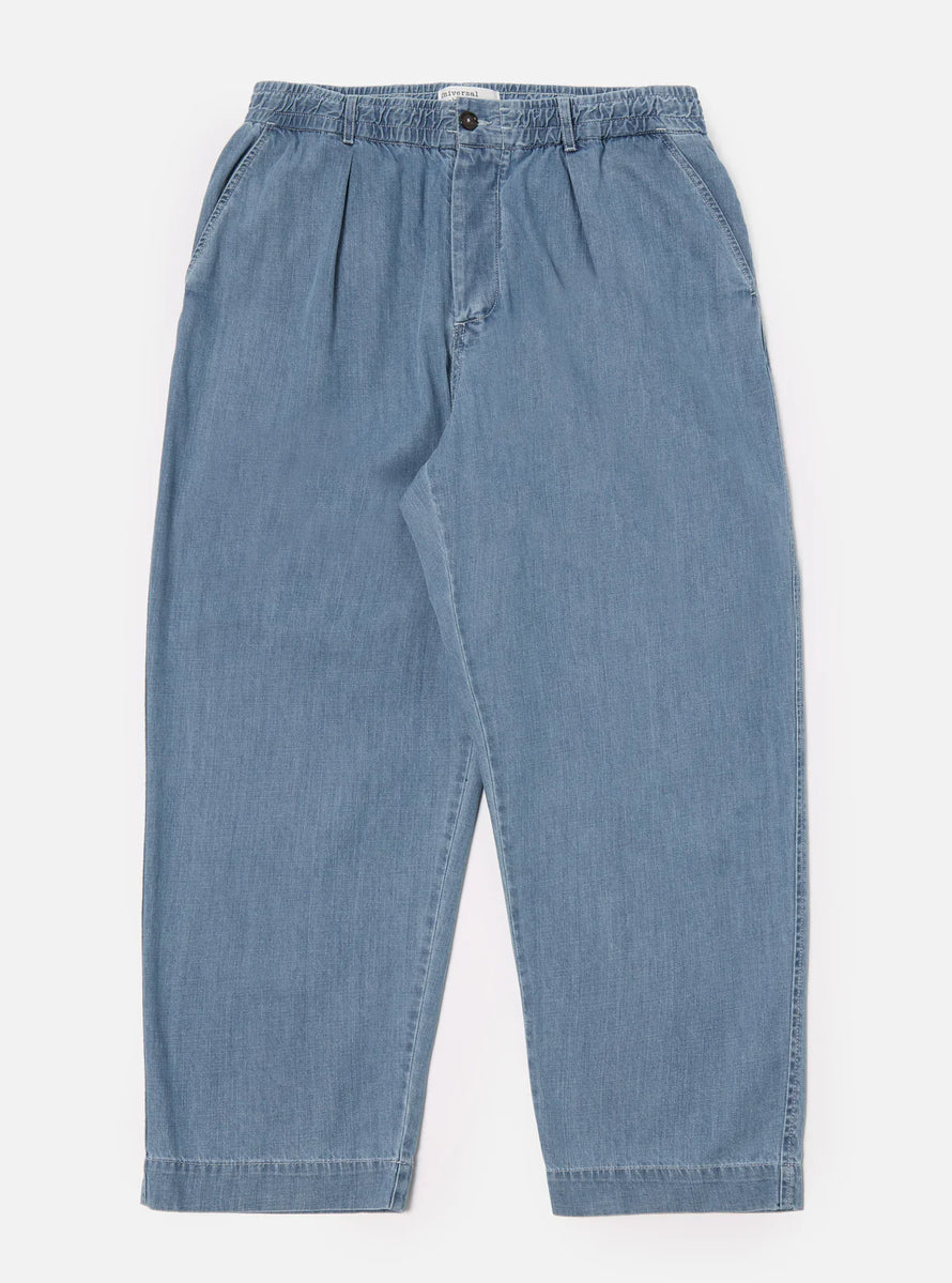 Pantalon Oxford Denim lavé 8oz - Indigo