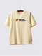 T-Shirt à manches courtes "Paris Gossip " - Ecru