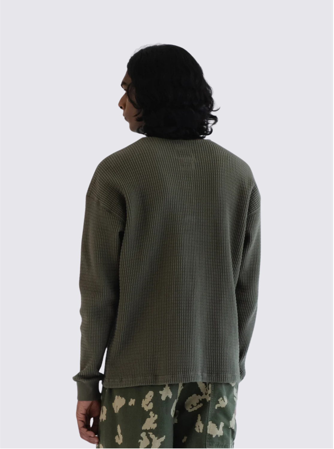 Sweat Venice Heavy Waffle - Vert Litchen