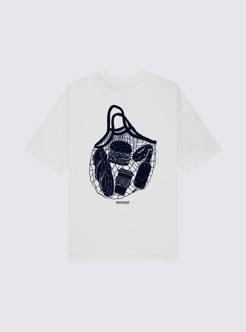 T-Shirt Grocery - Blanc
