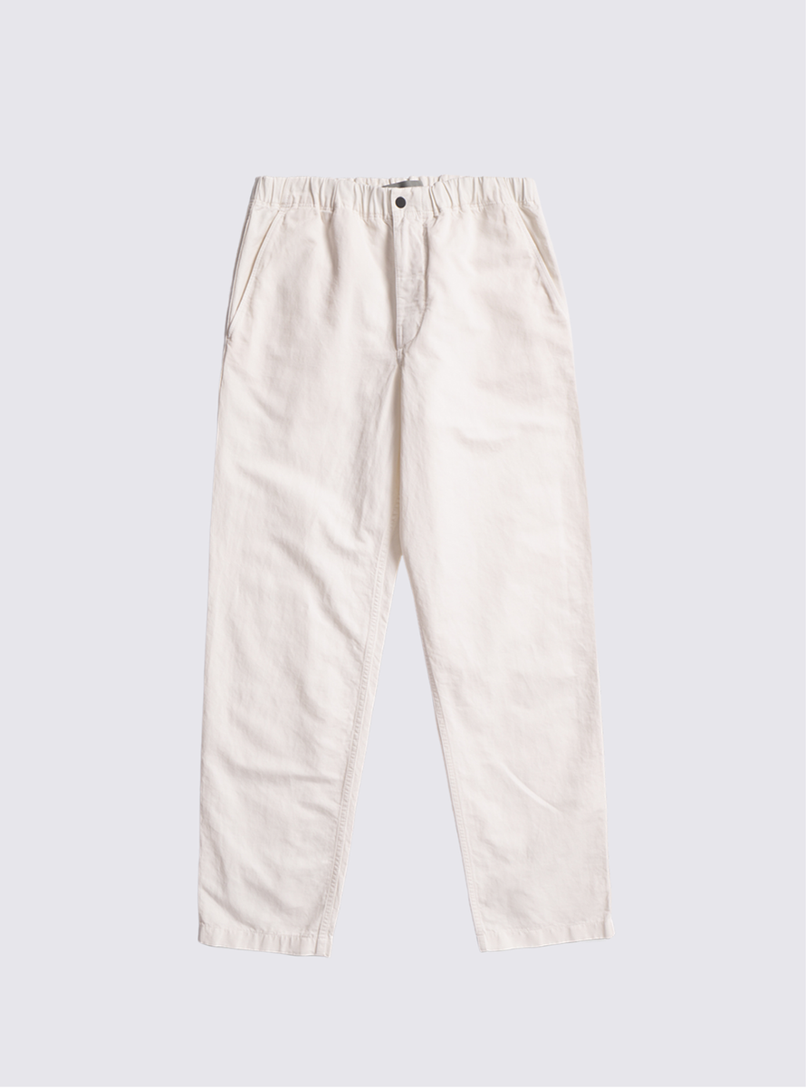 Pantalon Ezra en lin et coton - Blanc
