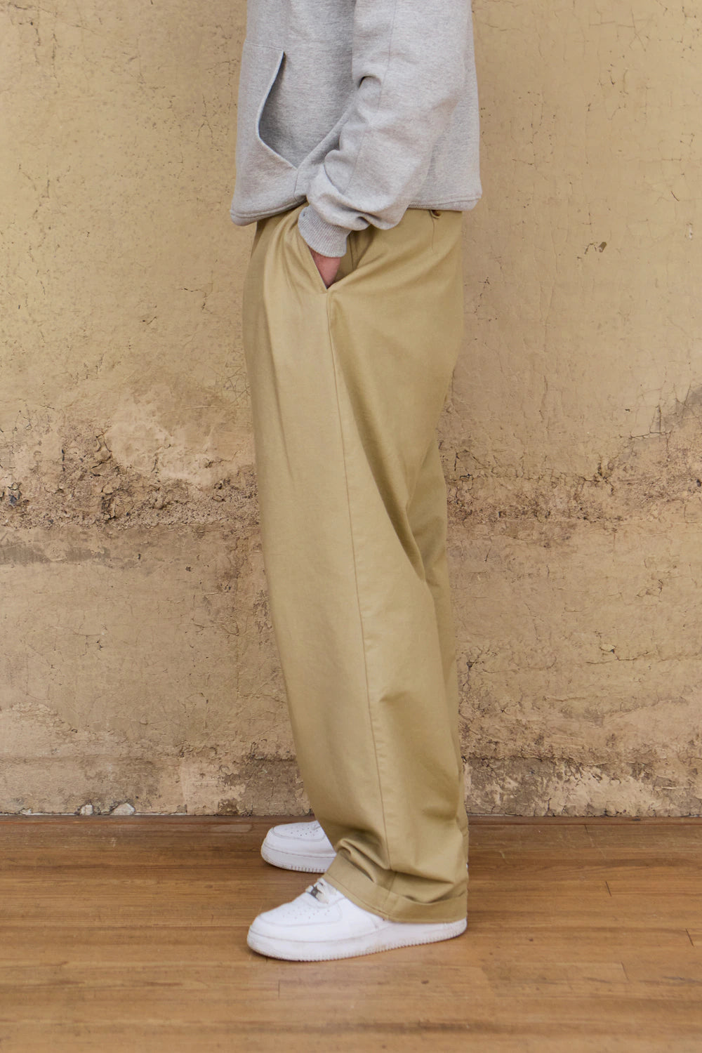 Pantalon à pince - Beige