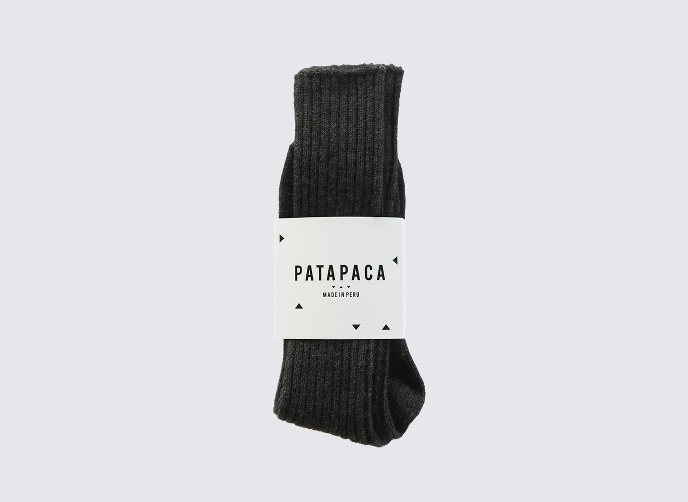 Chaussettes longues non teintes - Gris foncé