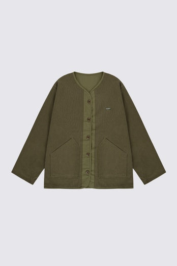 Veste en coton réversible - Khaki