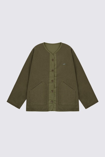 Veste en coton réversible - Khaki