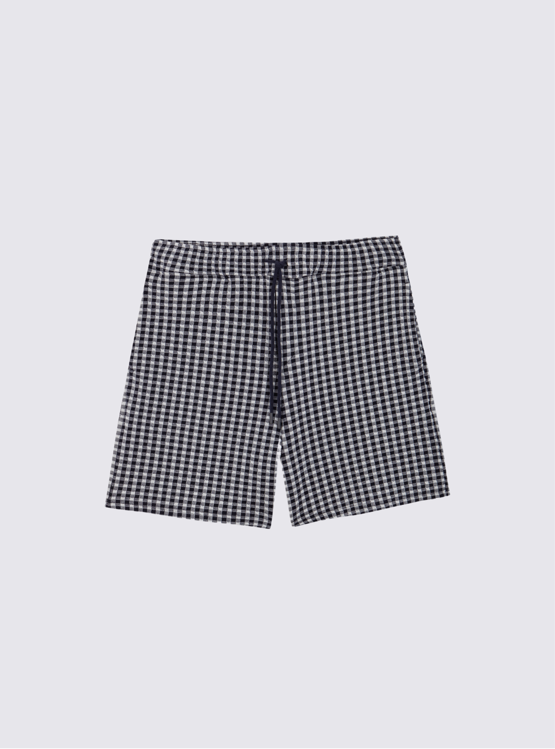Short à carreaux - Blanc et Marine