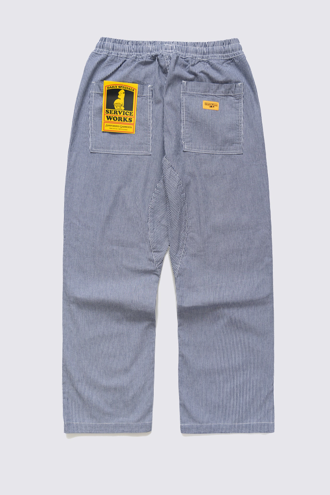 Pantalon de Chef Hickory à rayures - Bleu