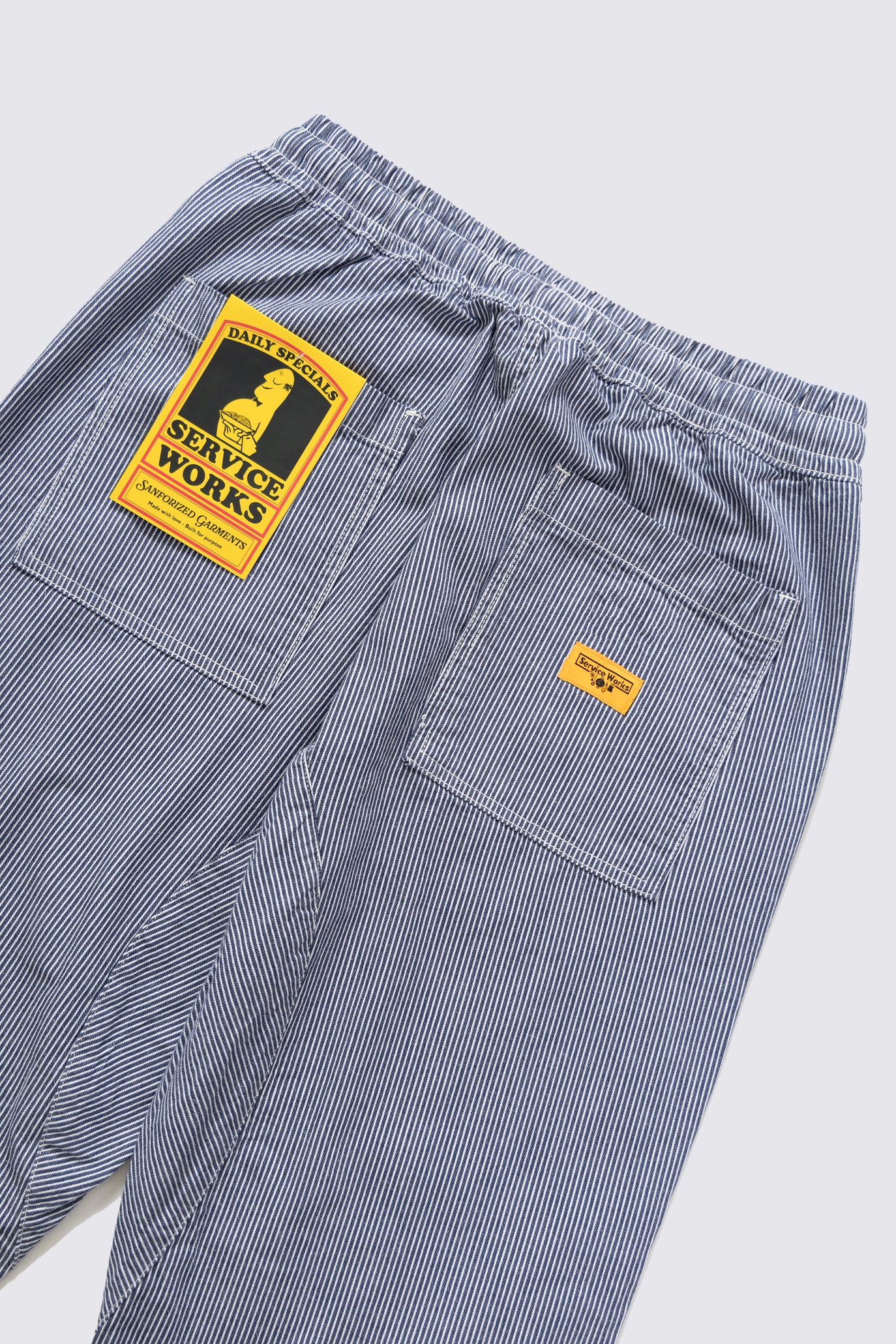 Pantalon de Chef Hickory à rayures - Bleu