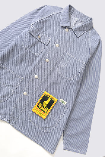 Veste de travail Hickory 2.0 à rayures- Bleu