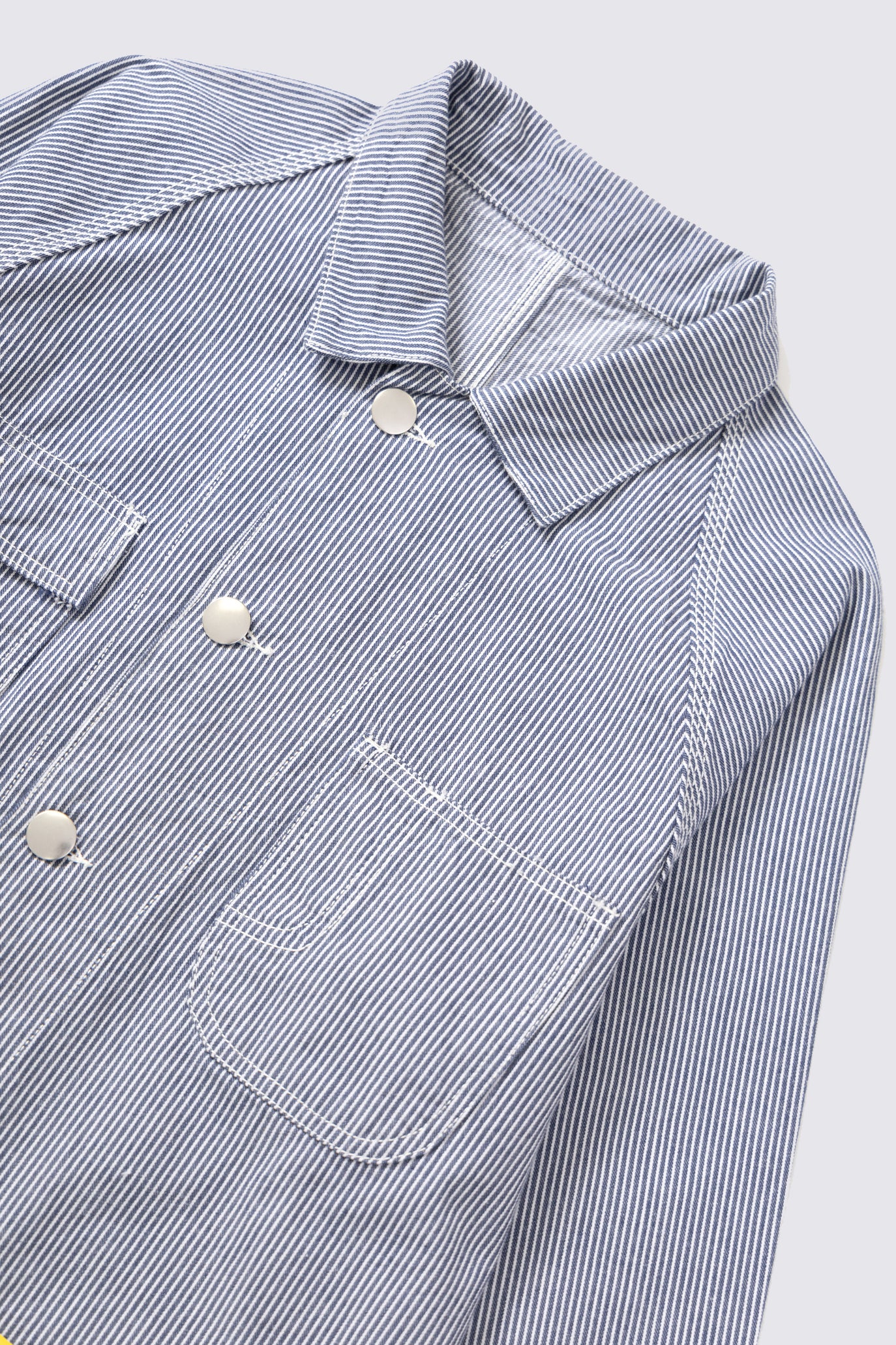 Veste de travail Hickory 2.0 à rayures- Bleu