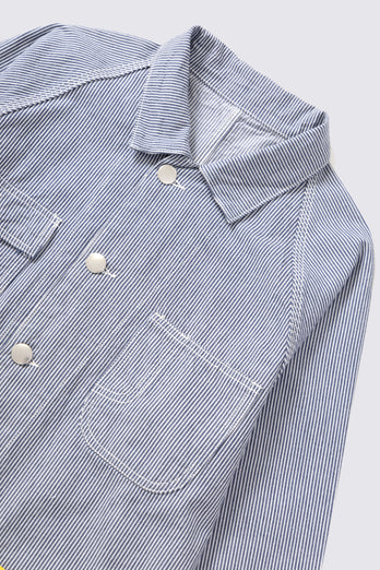 Veste de travail Hickory 2.0 à rayures- Bleu