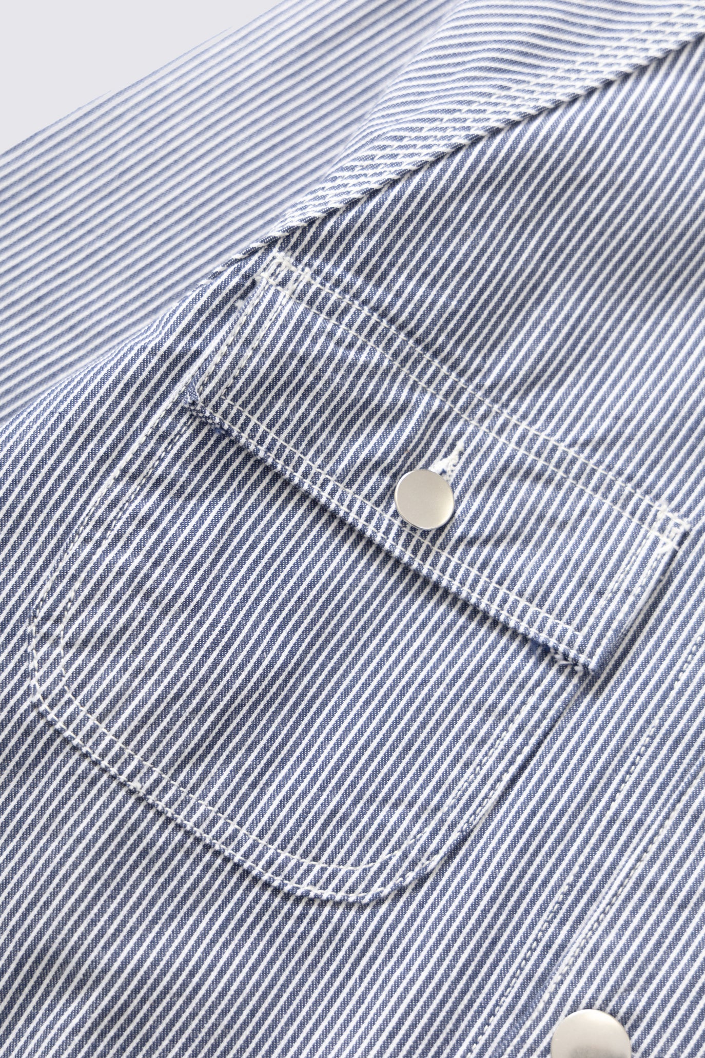 Veste de travail Hickory 2.0 à rayures- Bleu