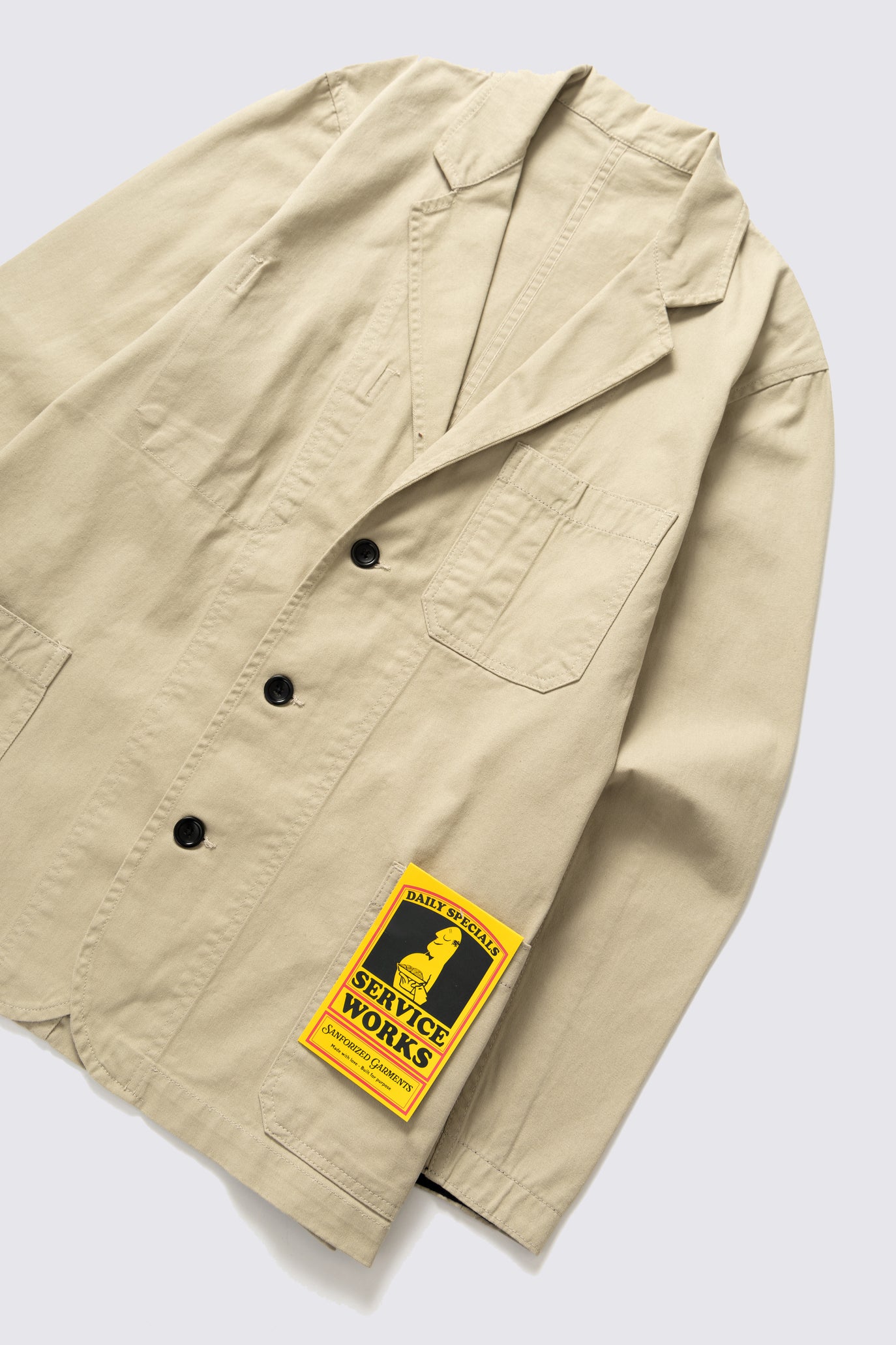 Veste Drill Server - Beige Khaki