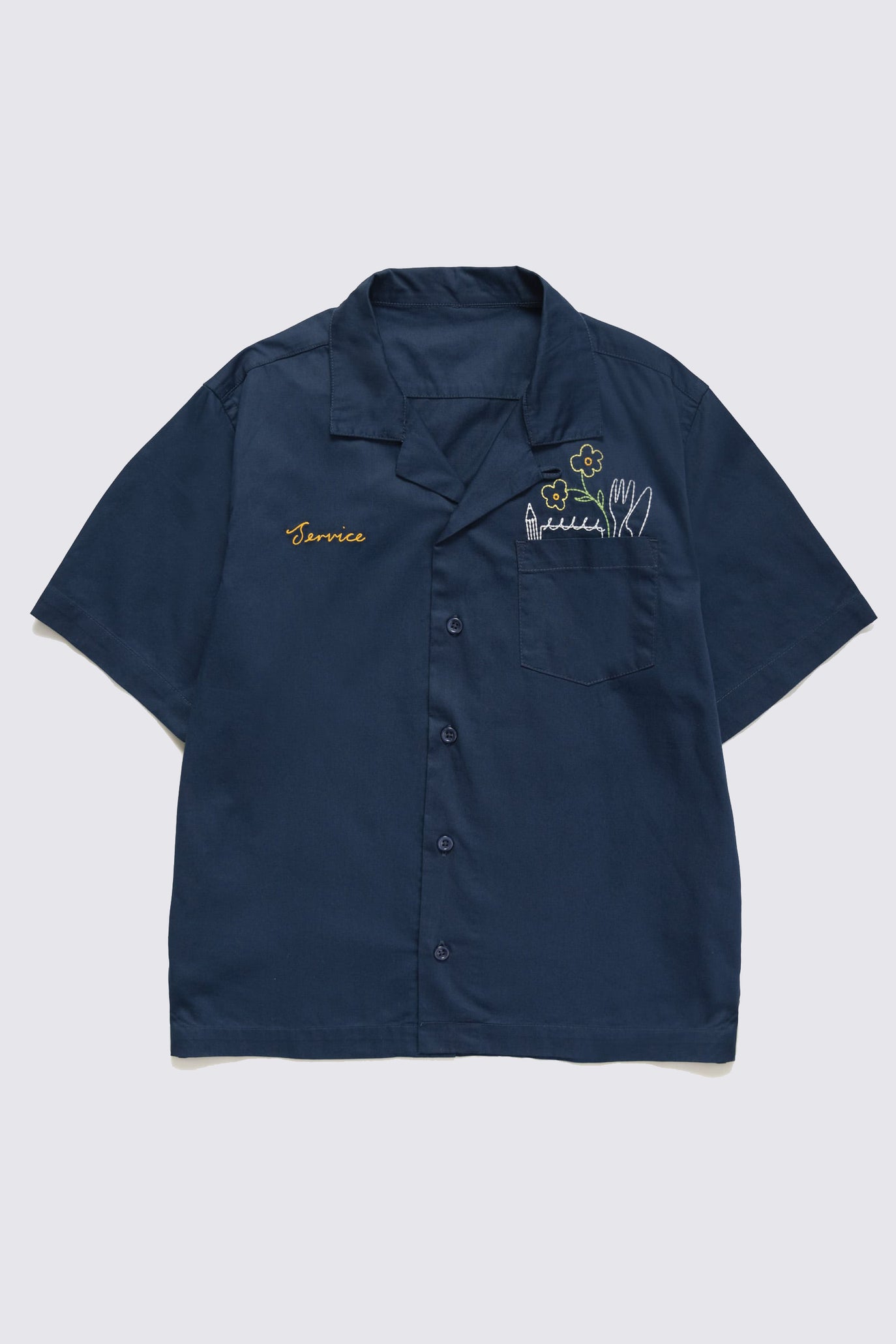 Chemise manches courtes NECESSITES - marine