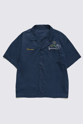 Chemise manches courtes NECESSITES - marine