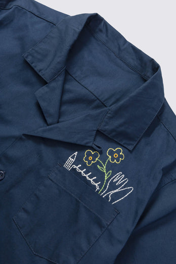 Chemise manches courtes NECESSITES - marine