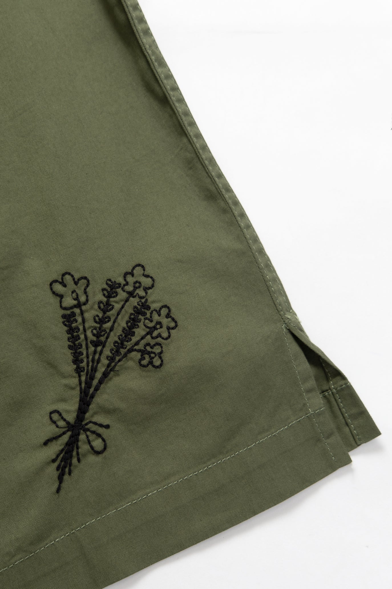 Chemise manches courtes PICNIC - olive