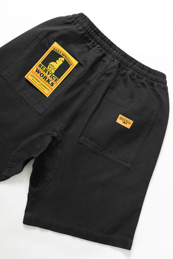 Short de Chef en Canvas  - Noir
