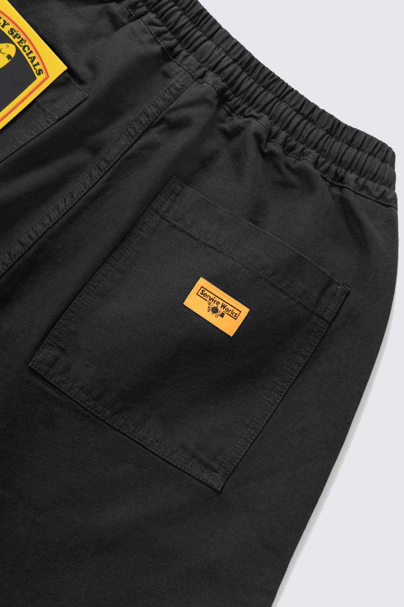 Short de Chef en Canvas  - Noir