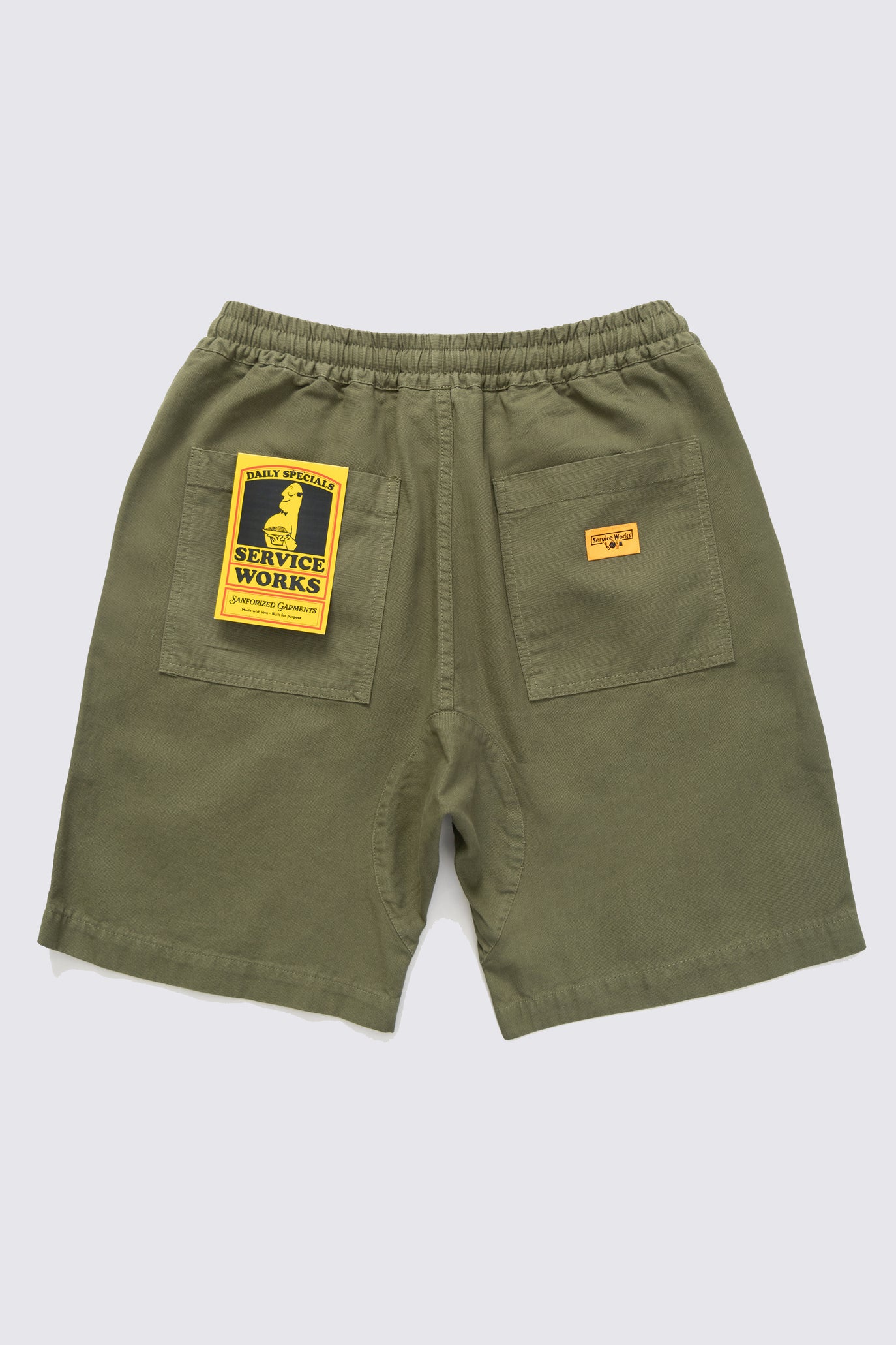 Short de Chef en Canvas  - Olive