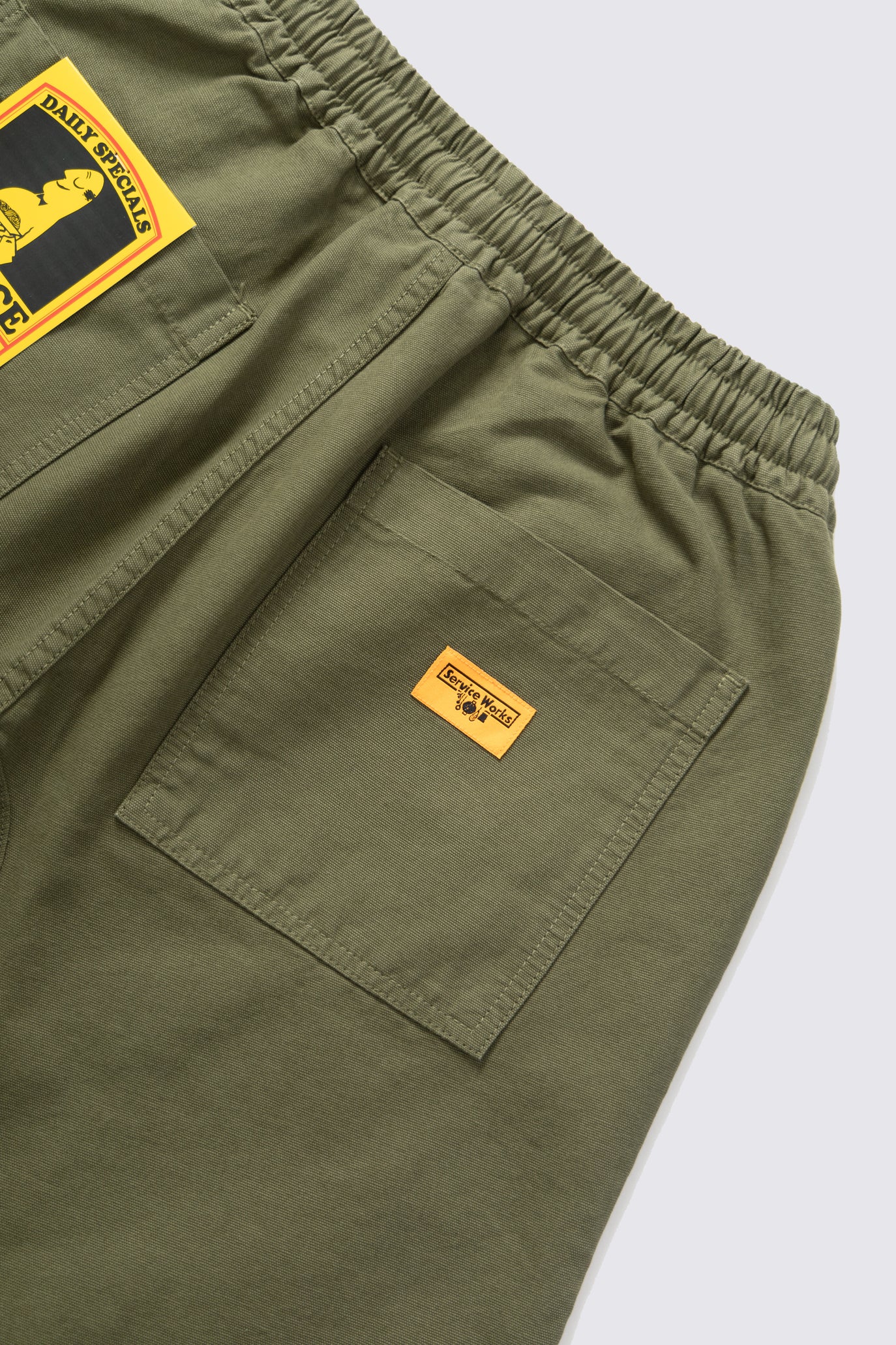 Short de Chef en Canvas  - Olive