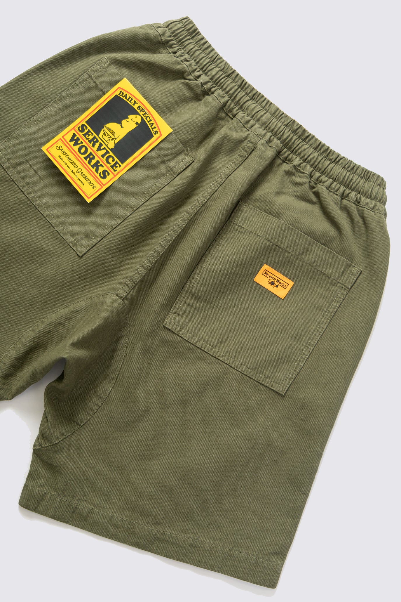 Short de Chef en Canvas  - Olive