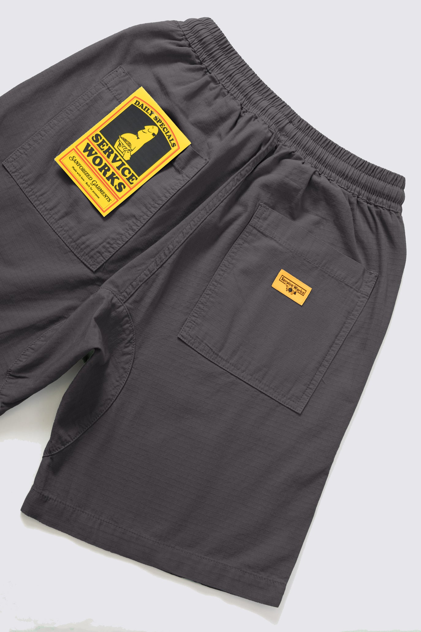 Short de Chef en Ripstop  - Noir délavé