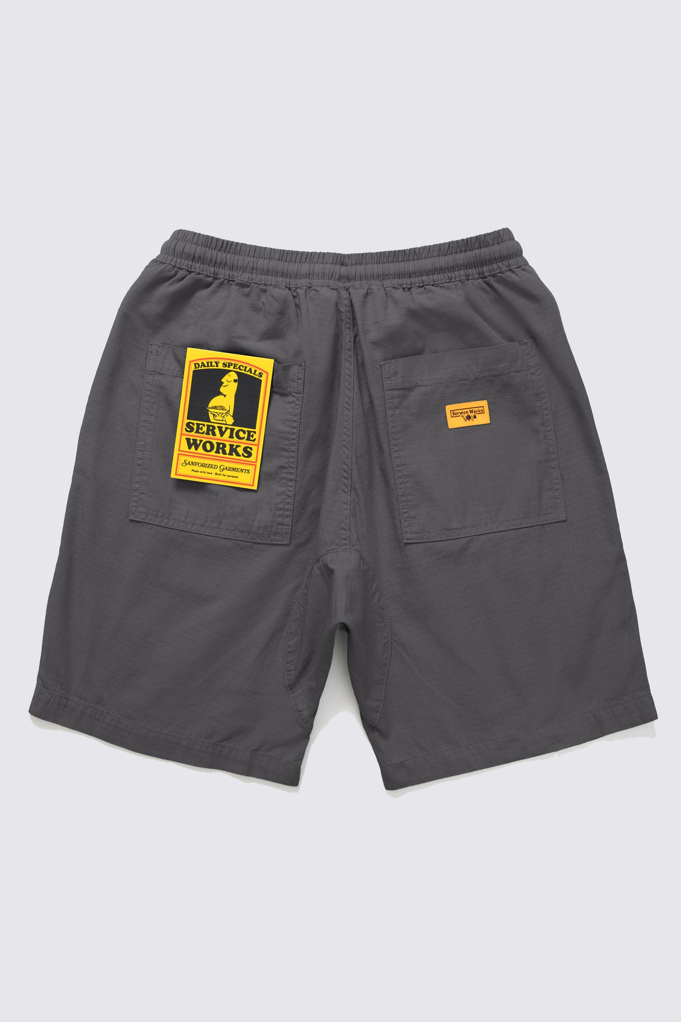 Short de Chef en Ripstop  - Noir délavé