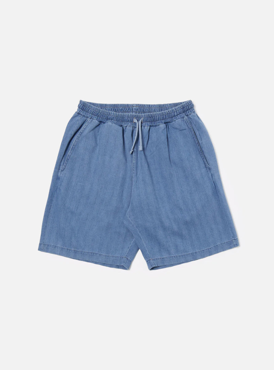 Short Herringbone - Washed Indigo