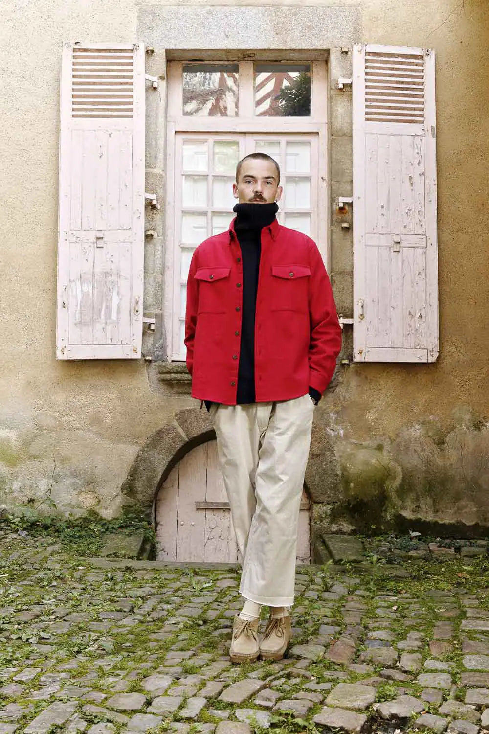 Surchemise Flap - Rouge