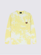 T-Shirt à manches longues Cosmic Shaggy Bear - Tie Dye Jaune