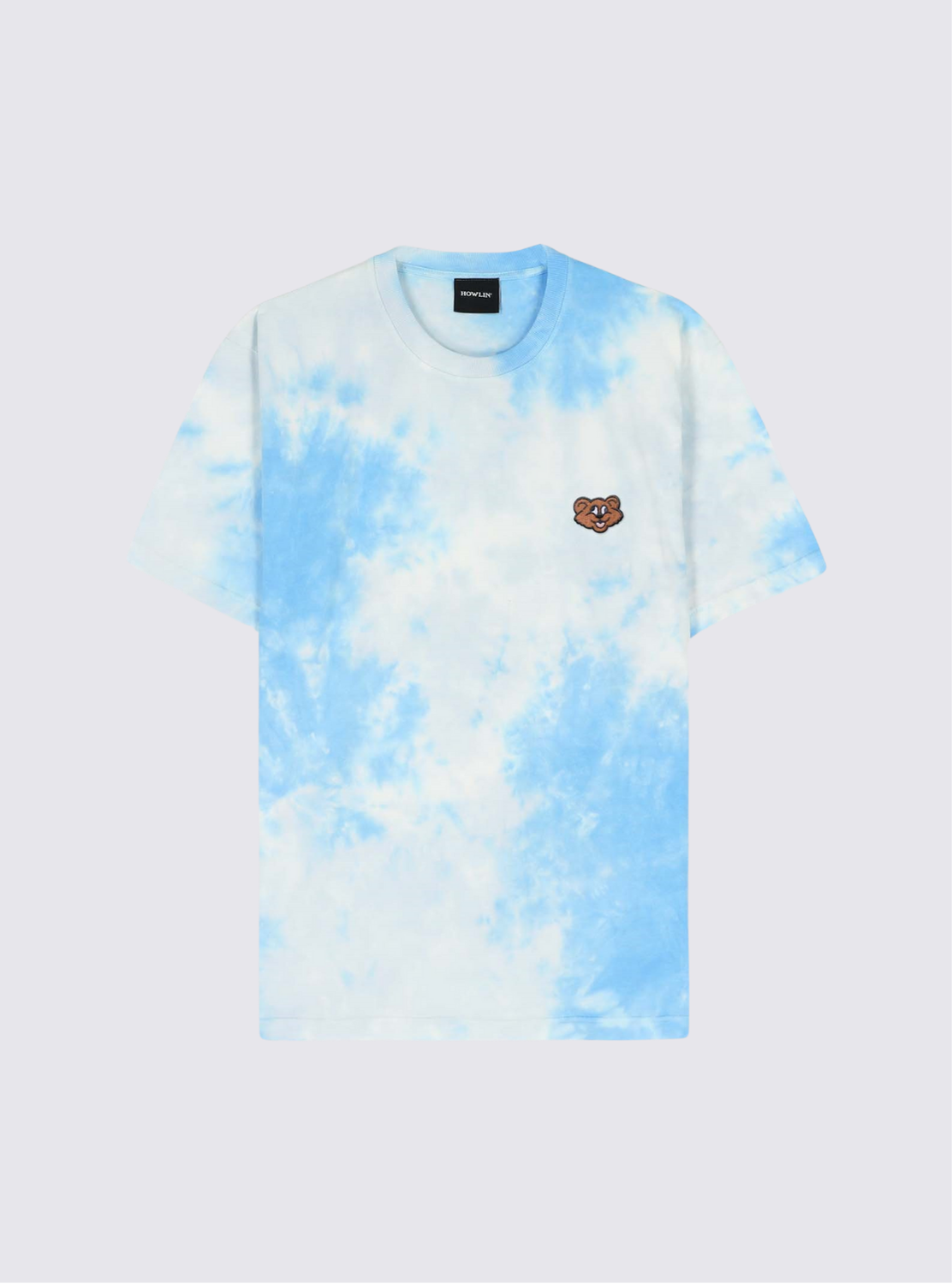 T-Shirt à manches courtes Cosmic Shaggy Bear - Tie Dye Bleu