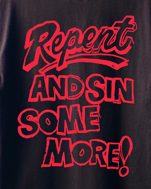 T-Shirt à manches courtes "Gossip" - Noir délavé