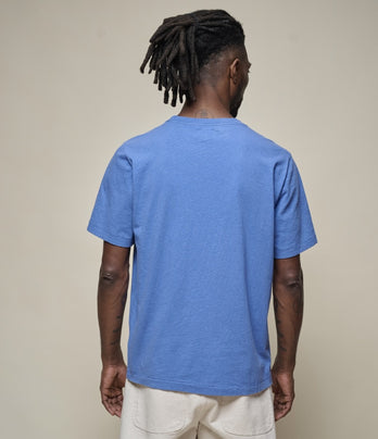 T-shirt HPT01 en coton-chanvre - Bleu