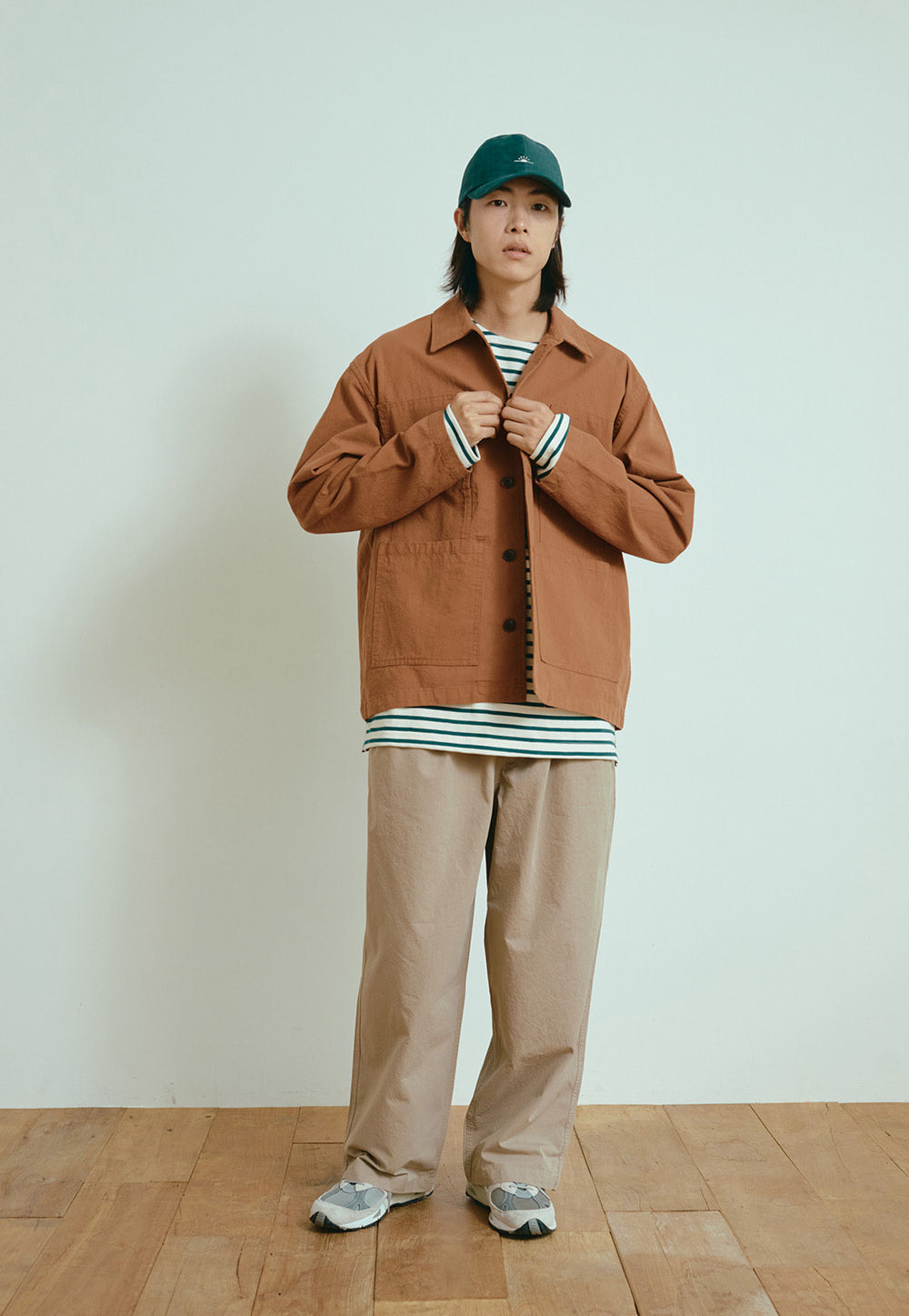 Pantalon Wide TwoTuck - Beige