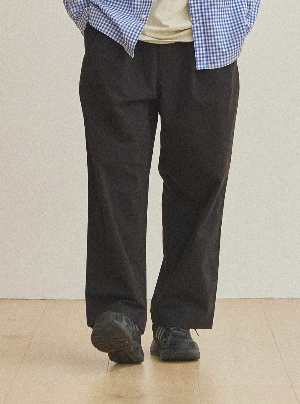 Pantalon Wide TwoTuck - Noir