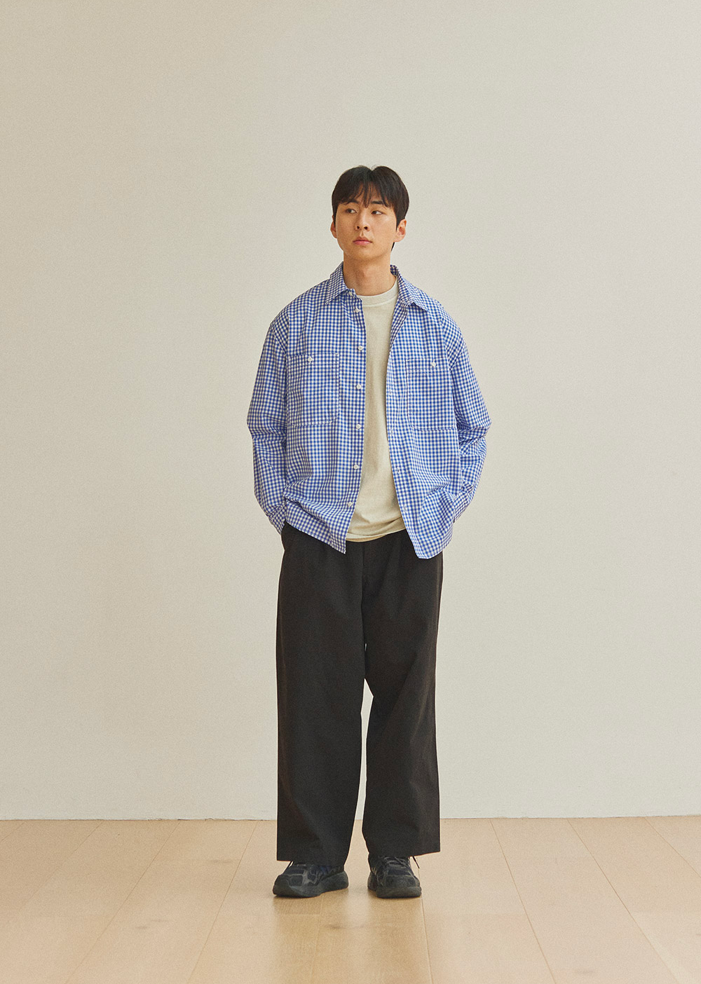Pantalon Wide TwoTuck - Noir