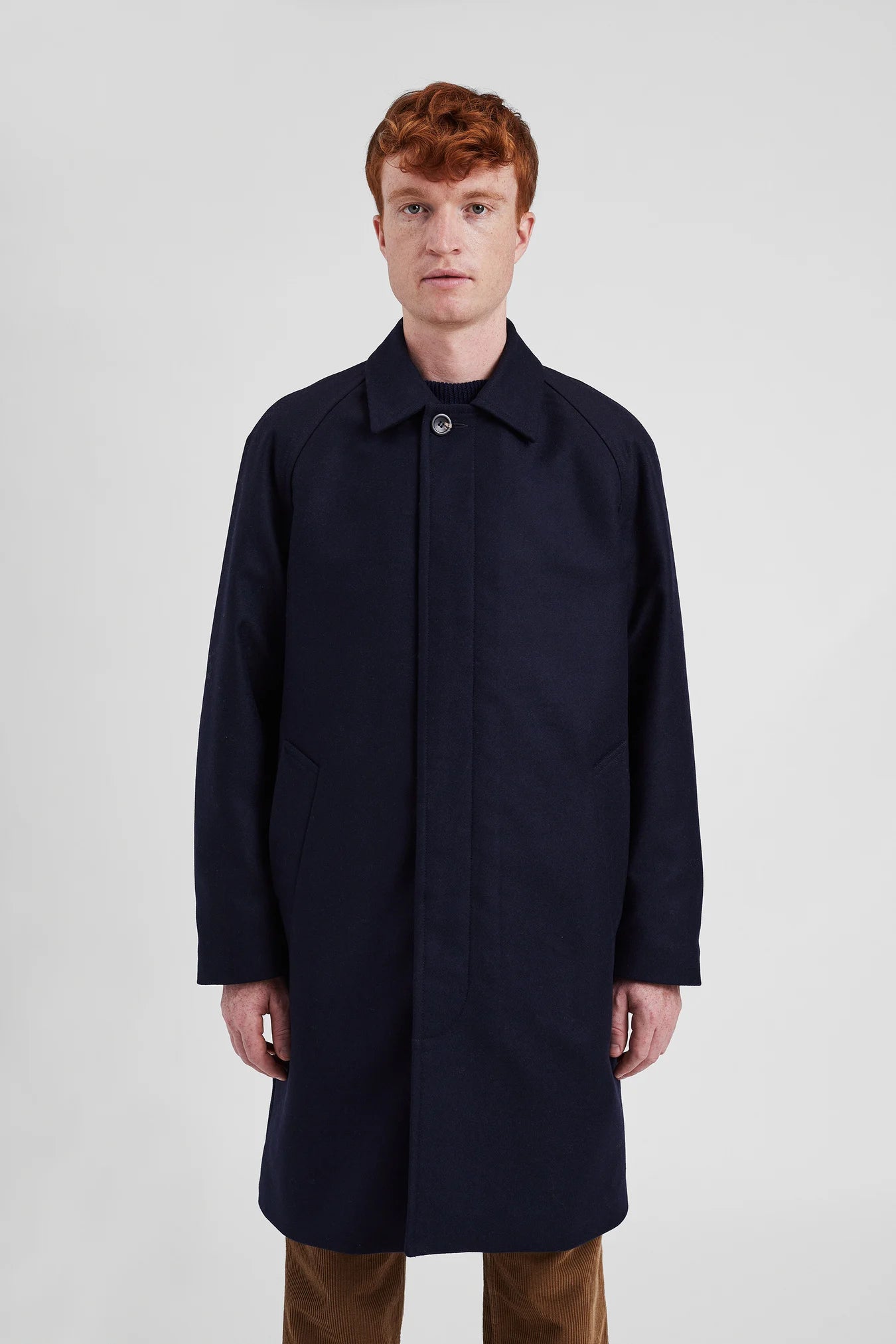 Manteau Vargo en laine - Marine