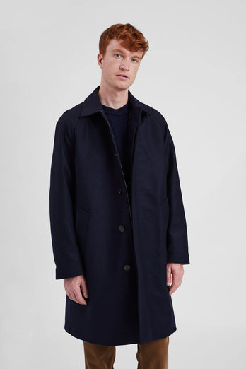 Manteau Vargo en laine - Marine