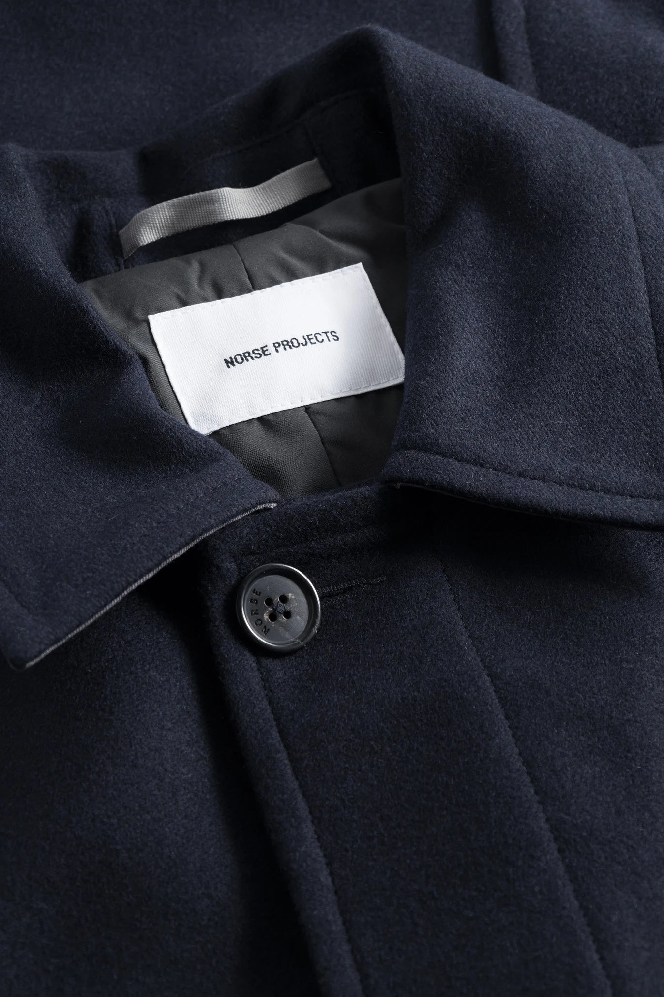 Manteau Vargo en laine - Marine
