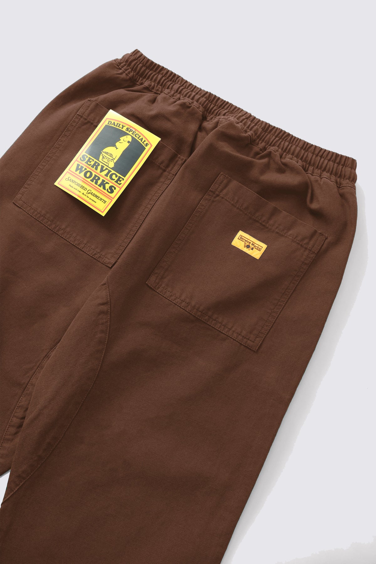 Pantalon de Chef en Canvas - Marron