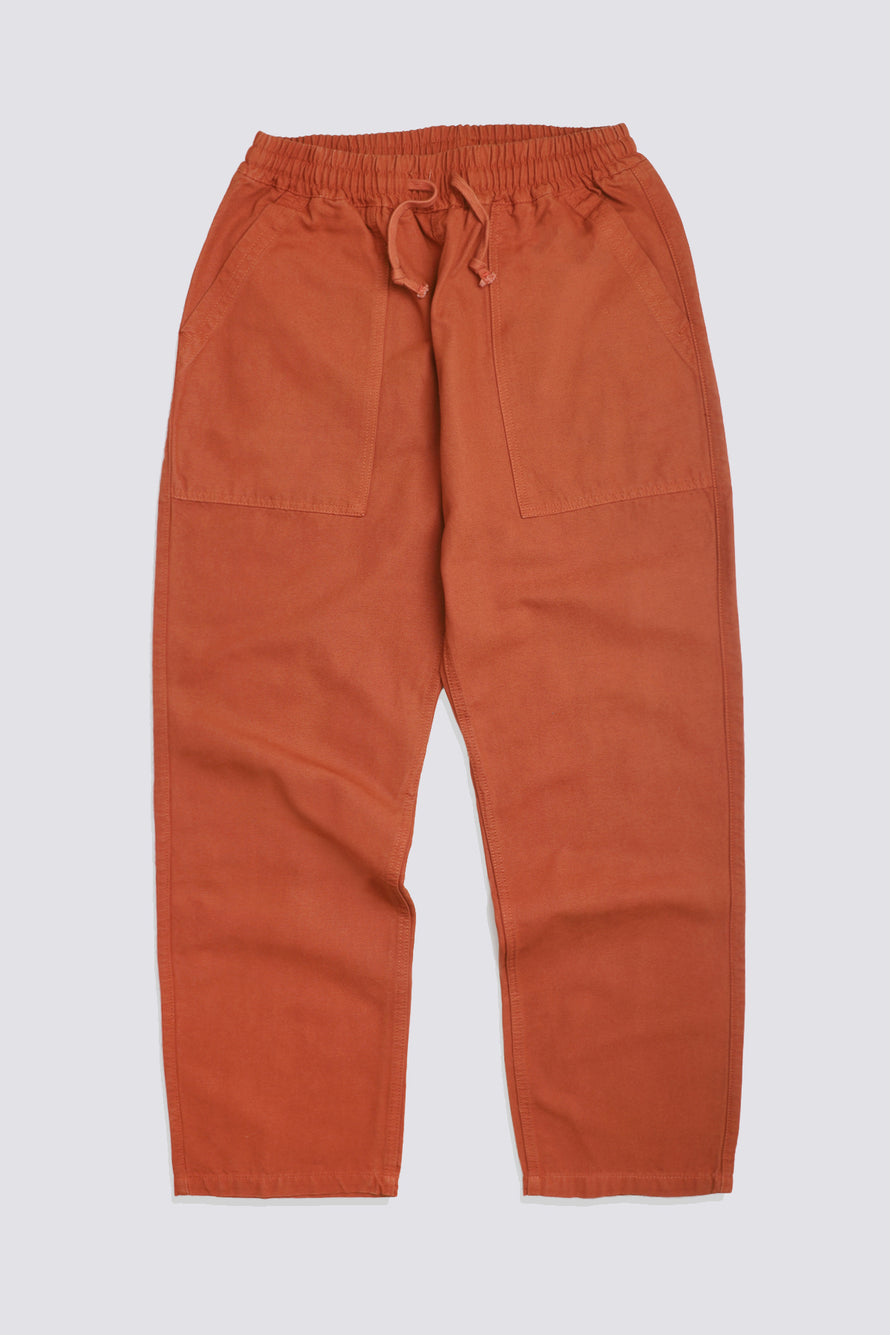 Pantalon de Chef en Canvas - Terracotta