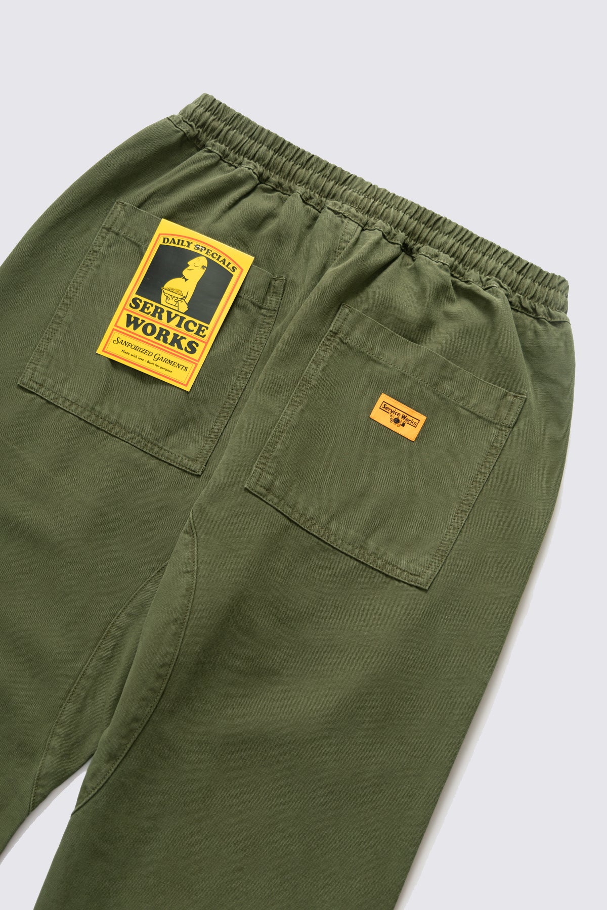 Pantalon de Chef en Canvas - Olive