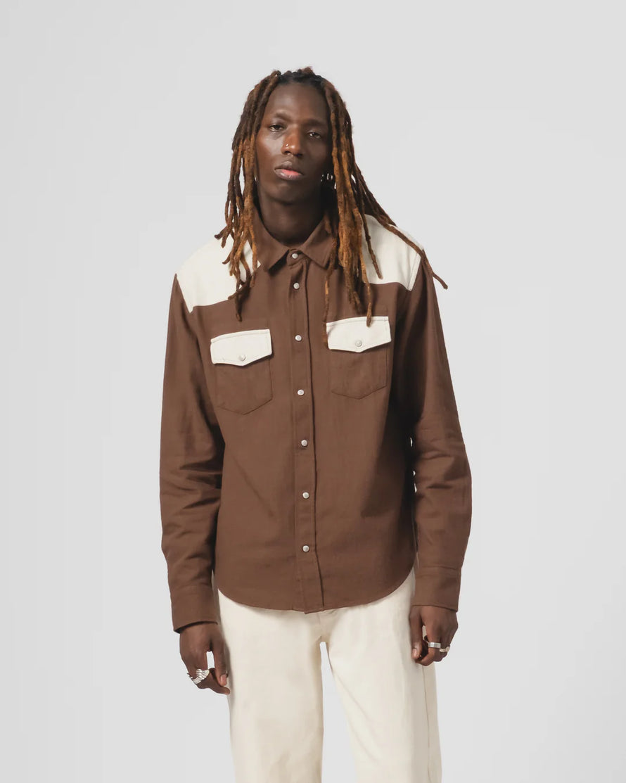 Veste de Westertern - Marron
