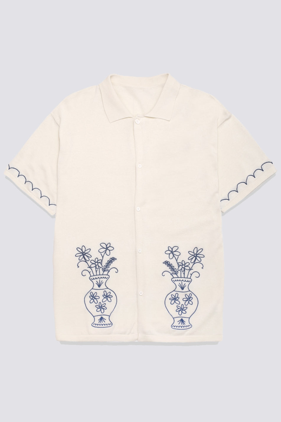 Chemise Vase Knitted - Blanc cassé